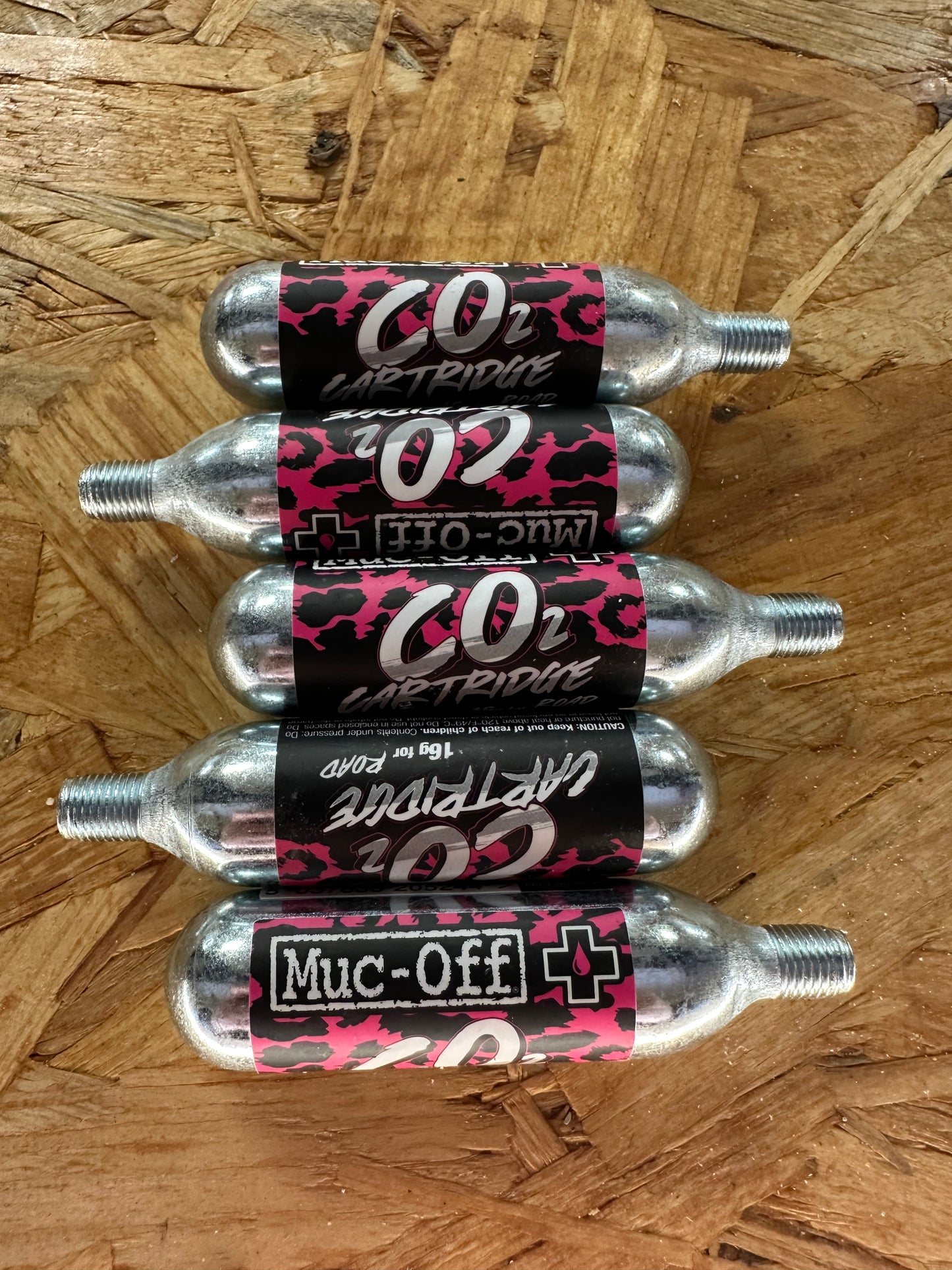 Muc-Off CO2 Kartusche 16g Road Set 5-Stück
