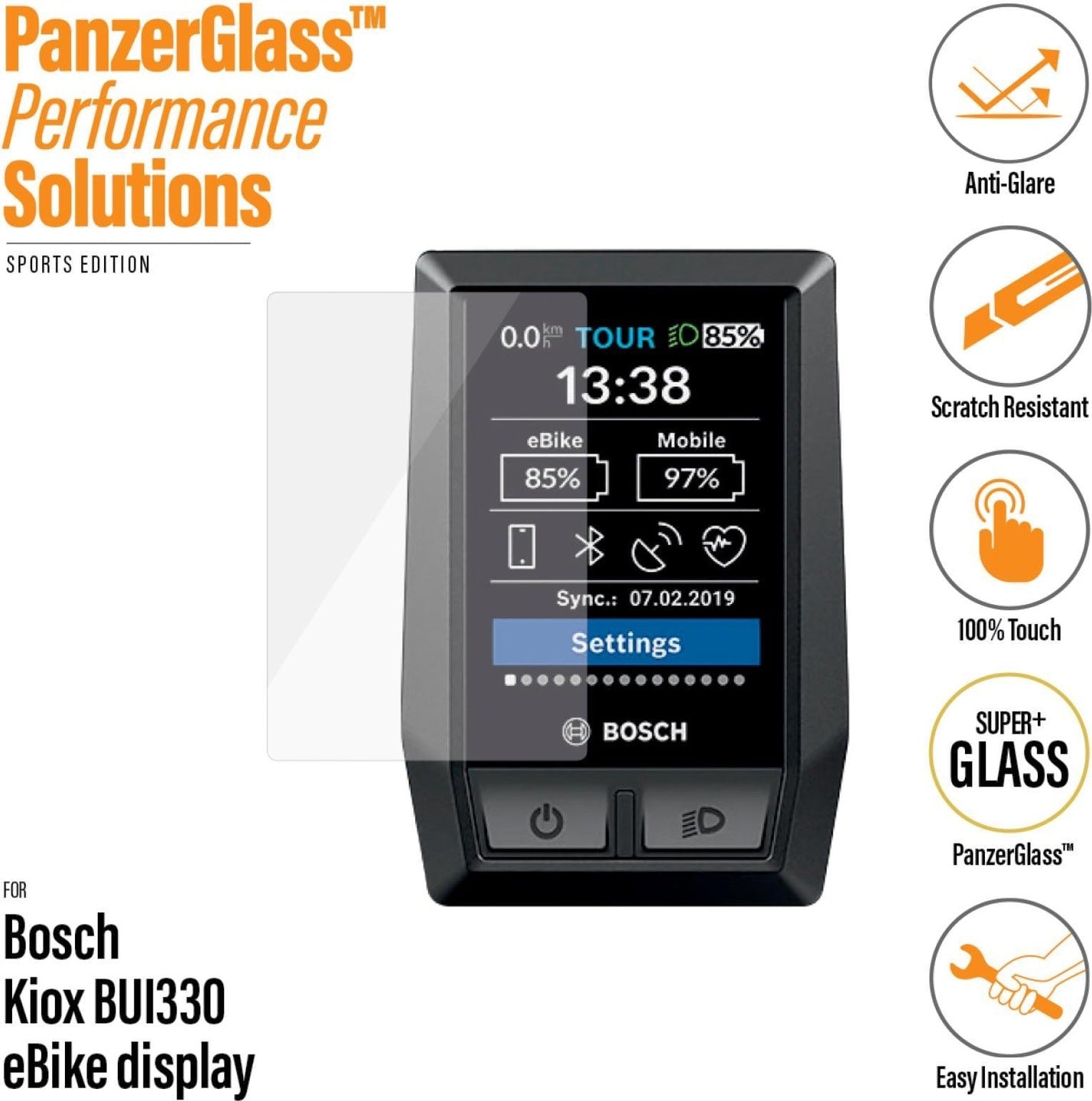 PanzerGlass Bosch KIOX BUI330 eBike Display