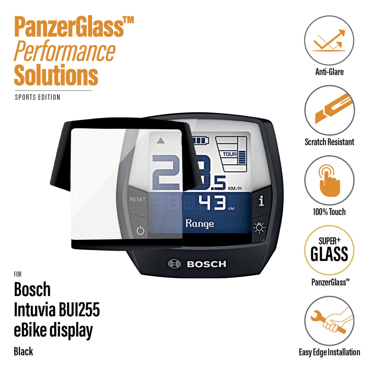 PanzerGlass Bosch Intuvia BUI255 eBike Display black